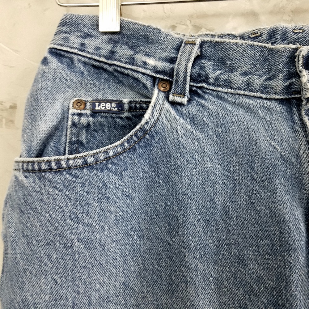 LEE 80's Vintage Loose Grunge Denim Blue Jeans - Picture 6 of 8